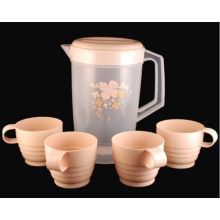 Plastic Cool Water Jug with 4 Cups